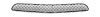 FT BUMPER GRILLE MAT BLK ENCLAVE 08-11 - image 1