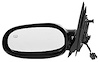 LH DOOR MIRROR PWR HTD SMOOTH BLK P NON-FLDG SATURN L SERIES 00-05
