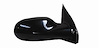RH DOOR MIRROR PWR HTD SMOOTH BLK P NON-FLDG SATURN L SERIES 00-05 - image 1