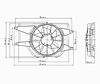 RAD/CON COOLING FAN ASSY BLADE/MOTOR/SHROUD 3.0L VUE 02-03 - image 1