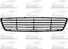 LWR GRILLE MAT BLK W/O RED LINE VUE 06-07 - image 1