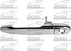 LH FRONT DOOR HANDLE OUTE - image 1