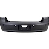 RR BUMPER COVER P BLK W/ REAR SENSOR LUCERNE 06-09 - image 1