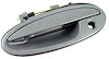 RH FT DR HDL OTR W/KEYHOLE SMOOTH BLK RIVIERA 95-99PRK AVENUE 97-00 - image 1