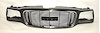 GRILLE CHR/BLK YUKON DENALI 99-00 - image 1