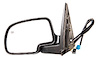 LH DOOR MIRROR PWR HTD TEXT W/GLOSS BLK CVR P W/O AUTO DIMMER W/O PUDDLE LAMP AVALANCHE/ESCALADE EXT 03-06 - image 1