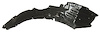 LH FENDER LINER AERIO 02-04 - image 1