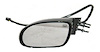 LH DOOR MIRROR PWR HTD GLOSS BLK P FLDG FLEETWOOD BROUGHAM RWD/CAPRICE/IM PALA SS/ROADMASTER SDN/WGN 95-96 - image 1