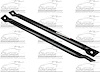 SHE695-24B Front Fender Braces for 1967-1969 Chevy Camaro & Pontiac Firebird - image 1