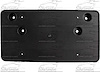FRONT BUMPER LIC BRKT BLK - image 1