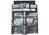Full Floor Pan Assembly with 3 Braces Attached 1968-72 GM A-Body - image 1