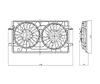 RAD/CON COOLING FAN ASSY AURA 3.5/3.6L 07-09 G6 3.5/3.6L 07-10/3.9L 06-09 MALIBU 3.6L 08-10 MALIBU/MAXX 3.5L 07 - image 1