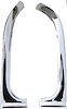 Outer Corner Windshield Mouldings 1955-57 Convertible - image 1