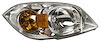 RH H.L. COMBINATION TYPE W/AMBER SIGNAL LMP CLEAR BULB COBALT 05-10 BA SE 05-08 LS/LT 06-08 LTZ 06-08 SS W/2.4L ENG - image 1