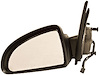 LH DOOR MIRROR PWR NON-HTD TEXT/GLOSS BLK FLDG COBALT/PURSUIT CPE 05-10 - image 1