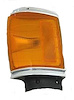 LH PARK/CLEARANCE LAMP W/ CHR HOUSING 2WD DLX/SR5 TOYOTA P/U 87-89 - image 1