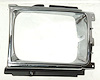 RH H.L. DOOR CHR/BLK 4WD TOYOTA SR-5 P/U/4RUNNER 87-88 - image 1