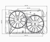 RAD/CON COOLING FAN ASSY BLADE/MOTOR/SHROUD 2.4L ENG RAV4 06-08 2.5L ENG RAV4 09-11 - image 1