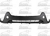 CAPA FRT BUMPER COVER LOW - image 1