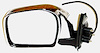 LH DOOR MIRROR PWR NON-HTD CHR FLDG TACOMA 01-04 - image 1