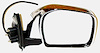 RH DOOR MIRROR PWR NON-HTD CHR FLDG TACOMA 01-04 - image 1
