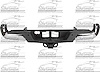 REAR BUMPER ASSEMBLY W/TO - image 1