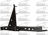 HOOD LATCH SUPPORT TOYOTA - image 1