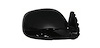 RH DOOR MIRROR PWR NON-HTD TEXT BLK W/CHR CVR NON-FLDG TUNDRA 00-04 - image 1