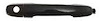 RH FT OUTR DR HDL BLK P JAPAN BUILT CAMRY 02-06 - image 1