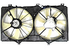 RAD/CON COOLING FAN ASSY BLADE/MOTOR/SHROUD 4 CYL CAMRY 07-09 - image 1