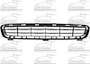 FT LWR CVR GRILLE MAT BLK CAMRY 07-09 - image 1