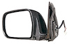 LH DOOR MIRROR PWR HTD GLOSS BLK P FLDG HIGHLANDER/HYBRID 01-07 - image 1