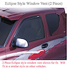 WINDOW VENTS 2PC SMK S10/SONOMA P/U 94-04 S10 BLAZER/S15 JIMMY 95-04 - image 1
