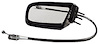 Manual Remote Non-Heated, Non-Folding Door Mirror 1990-96 Grand Prix Coupe/Sedan-FWD, Cutlass Supreme Coupe/Sedan - image 1