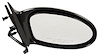 RH DOOR MIRROR PWR NON-HTD GLOSS BLK NON-FLDG GRAND AM SE 02-05 03-05 GT - image 1