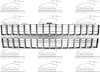 GRILLE ARG W/ SINGLE/DUAL RECT H.L. CHEVY P/U/BLAZER/SUBURBAN 81-82 - image 1