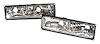 PERFORMANCE PARK/SIG LAMP W/ CRYSTAL PROJ. BLK TRIM FOR COMP H.L. SET OF 2 - image 1