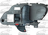 RH INNR FT DR HDL TAUPE/GRY PLASTIC CHEVY/GMC C/K P/U 95-02 BLAZER/TAHOE/Y UKON 95-00 SUBURBAN 95-99 ESCALADE/YUKON DENALI 99-00 - image 1