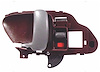 LH INNR FT DR HDL RED PLASTIC CHEVY/GMC C/K P/U 95-02 BLAZER/TAHOE/YUKON 9 5-00 SUBURBAN 95-99 ESCALADE/YUKON DENALI 99-00 - image 1