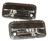 PERFORMANCE OUTR FT DR HANDLE SET L R CHROME CHEV/GMC P/U 88-94 BLAZER/T AHOE/YUKON 92-94 SUBURBAN 92-94 LH KEYHOLE INVERTED - image 1