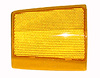 LH UPR SIDEMARKER REFLECTOR 2PC DESIGN W/ DUAL SEALED BEAM OR COMP TYPE H.L . GMC C/K P/U/YUKON/SUBURBAN 94-ON - image 1