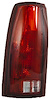 LH T.L. LENS/HSNG W/O CONNECTOR PLATE CHEVY/GMC C/K P/U 88-02 BLAZER/TAHOE /YUKON 92-00 SUBURBAN 92- - image 1