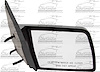 RH DOOR MIRROR MAN NON-HTD GLOSS BLK NON-FLDG W/SPORT PKG CHEVY/GMC C/K P/U 88-02 - image 1