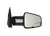 RH DOOR MIRROR MAN NON-HTD TEXT BLK FLDG DUAL ARM EXTENDABLE TOW TYPE W/FLA T GLASS SILVERADO/SIERRA CLASSIC 99-07 - image 1