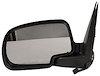 LH DOOR MIRROR PWR NON-HTD TEXT BLK W/CHR CVR FLDG SILVERADO/SIERRA 99-02 - image 1
