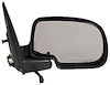 RH DOOR MIRROR PWR HTD TEXT W/CHR CVR NON-FLDG SILVERADO/SIERRA 99-02 - image 1
