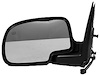 LH DOOR MIRROR PWR HTD TEXT W/GLOSS BLK CVR P FLDG SILVERADO/SIERRA 99-02 - image 1