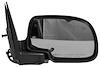 RH DOOR MIRROR PWR HTD TEXT W/GLOSS BLK CVR P FLDG SILVERADO/SIERRA 99-02 - image 1