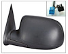 LH DOOR MIRROR PWR HTD TEXT BLK FLDG W/O SIGNAL W/O PUDDLE LAMP SILVERADO/S IERRA 03-07 - image 1