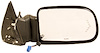 RH DOOR MIRROR PWR EXTEND/RETRACT TOW TYPE HTD TEXT BLK FLDG W/VISIBLE ILLU M SIGNAL ARROW SILVERADO/SIERRA CLASSIC 03-07 - image 1